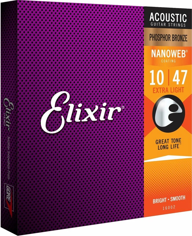 Elixir 16002 Phosphor Bronze Extra Light .010/.047
