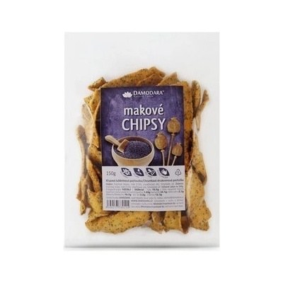 Damodara Makové chipsy 150g