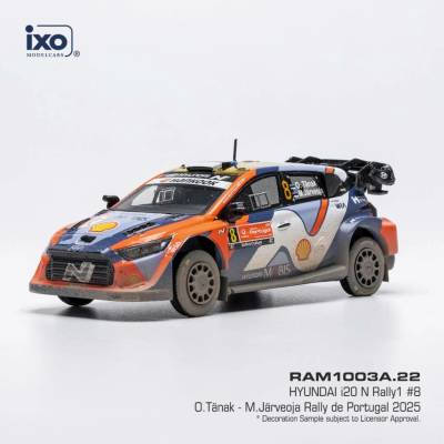 Hyundai i20 N Rally1 Rally de Portugal 2025 8 Tänak Järveoja IXO 1:43