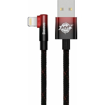 Baseus Кабел Baseus MVP 2 Elbow, от USB A(м) към Lightning(м), 1m, черен (CAVP000020)