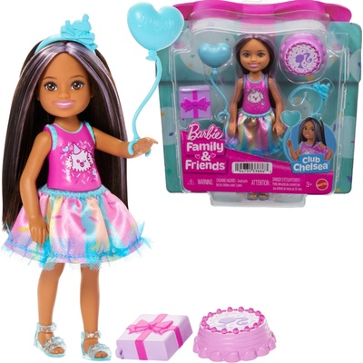 Barbie Club Chelsea narodeninová bábika s doplnkami