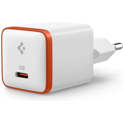 Spigen Зарядно устройство Spigen Arcstation Essential EE301EU - Wall Charger, Type-C, QC, PD30W - Бяло
