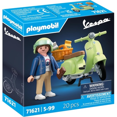 Playmobil 71621 PLAYMOBIL - 1969 Vespa 150 Sprint Velose , светло зелен