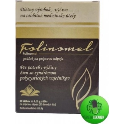 Folinomel prášok vo vreckách na prípravu nápoja 60 x 4,06 g