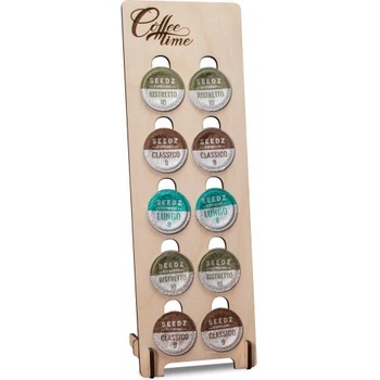 Image 1 of YOKI Дървена Поставка За 10 Капсули Nespresso Coffee Time