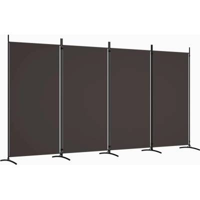 VidaXL 350263 Hnědá Paraván stěna 346 x 180 cm
