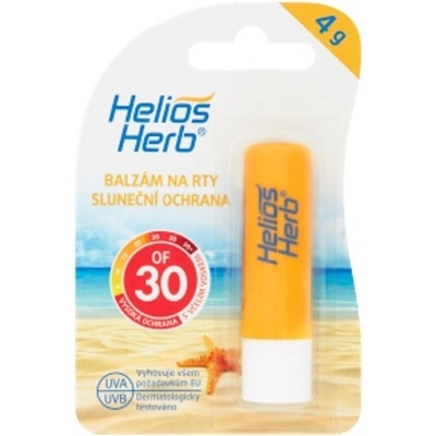 Helios Herb Balzám na rty sluneční ochrana OF 30 4g