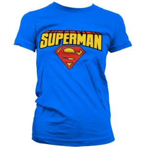 HYBRIS дамска тениска Superman - Blockletter Logo - HYBRIS - WB-3-SUP016-46-9