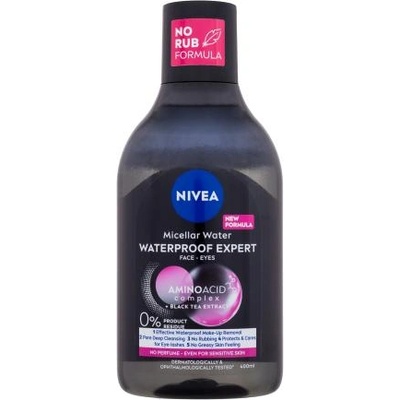 Nivea MicellAIR® Expert Waterproof 400 ml мицеларна вода за водоустойчив грим за жени