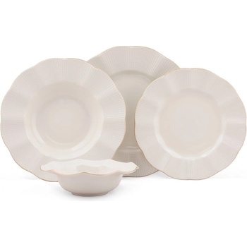 Kütahya Porselen Комплект порцеланови прибори за хранене Kutahya Waves от 24 части - Kütahya Porselen (710KTP2482)