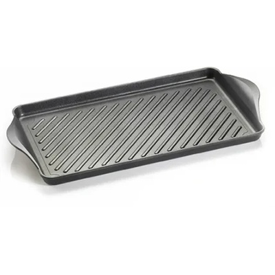 Antik Ars ИТ-90.50 Тава грил с дръжки 58х30х5см ОРЕБРЕНА (014456)