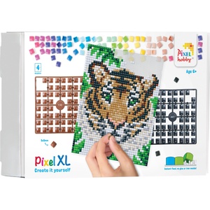 Pixelhobby Мозайка с пиксели XL, Pixelhobby, 40x50 пиксела - Тигър (28035)
