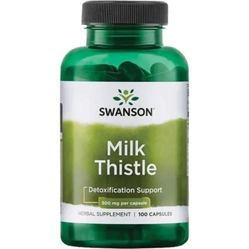 Swanson Milk Thistle, 500 mg, 100 капсули, Swanson (SW966)
