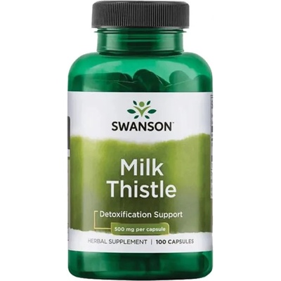 Swanson Milk Thistle, 500 mg, 100 капсули, Swanson (SW966)