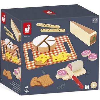Image 1 of Janod Игрален комплект Janod - Сет за сандвичи (J06597)