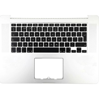 Apple MacBook Pro 15" A1398 (Late 2013 - Mid 2014) - Horný Rám Klávesnice + Klávesnica UK