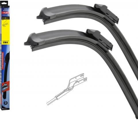 Compass Flat Set U-Cube 710+410 mm 10774