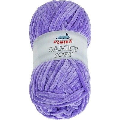 Příze SAMET fialová 100g / 100 m