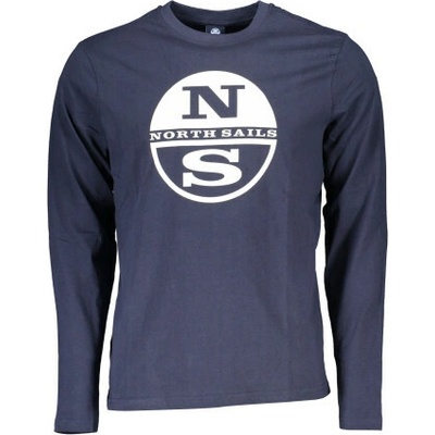 North Sails stylové pánské tričko s dlouhým rukávem Blue