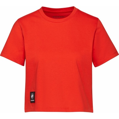 MAMMUT Massone T Shirt Cropped Women Patch mammut red