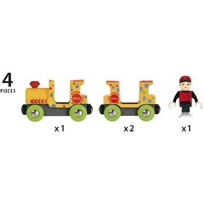 BRIO Дървено забавно влакче (33741)