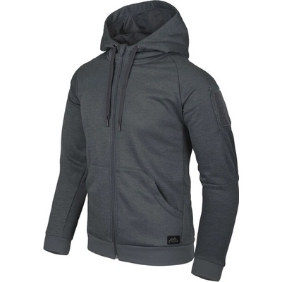 Mikina Helikon-Tex Urban tactical Hoodie Black - Grey Melange