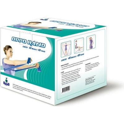 OPPO-MEDICAL Guma na cvičenie 45,5 m Modrá
