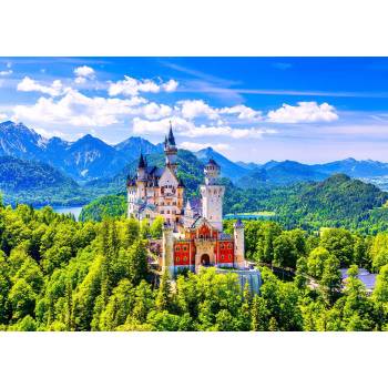 Enjoy - Puzzle Neuschwanstein Castle in Summer, Germany - 1 000 piese