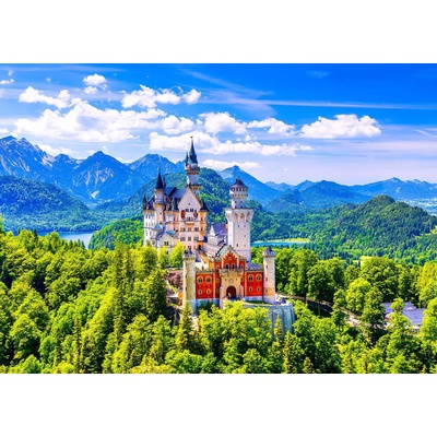 Enjoy - Puzzle Neuschwanstein Castle in Summer, Germany - 1 000 piese