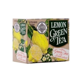 Mlesna Zelený čaj s citrónovou příchutí porcovaný 50 ks