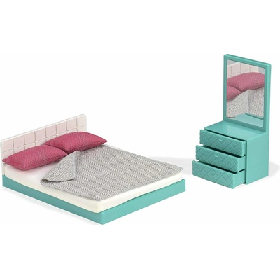 Lori Dolls Комплект мини мебели Lori Dolls - Спалня за кукли (LO37013Z)