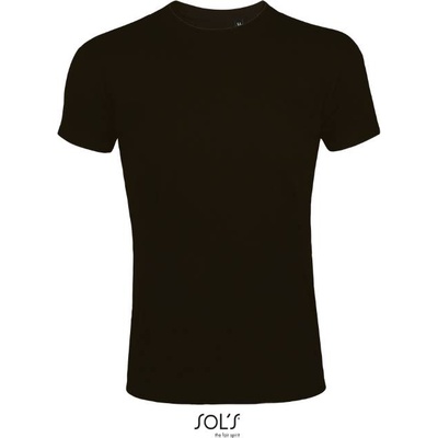 SOL'S IMPERIAL FIT / Мъжка тениска Slim fit - черна S (25058000201)