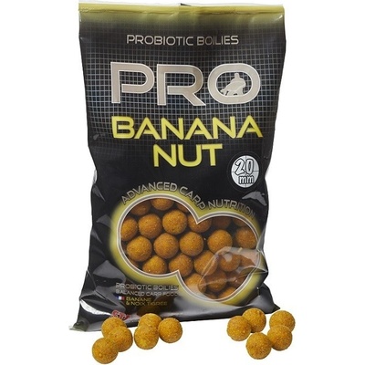 Starbaits Boilies Probiotic Banana Nut 800g 20mm