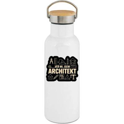 123TRIKO termoska Věř mi, jsem architekt 500 ml vtipné