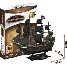 CubicFun 3D puzzle Pirátská loď Queen Anne's Revenge 180 ks