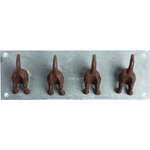 Esschert Design Синя метална стенна закачалка Dogs - Esschert Design (ZEE-LH151)