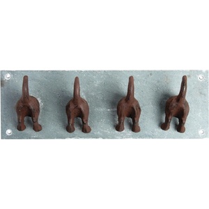 Esschert Design Синя метална стенна закачалка Dogs - Esschert Design (ZEE-LH151)