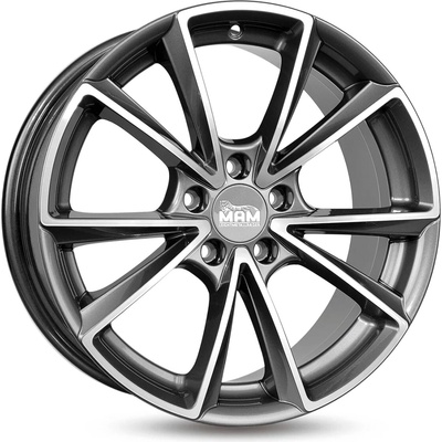 MAM A5 8x18 5x112 ET45 anthracite polished