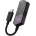 ASUS Аудио адаптер ASUS ROG CLAVIS Noice cancelling adapter, USB-C, USB 2.0, 7.1, RGB, DAC, Aura Sync, Черен