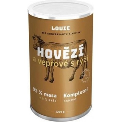 Louie Hovězí & vepřové s rýží 1200 g