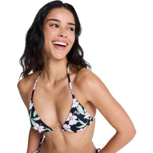Roxy Essentials PT Tiki Triangle bikini top - Black (Anthracite Spring Charming Sma)