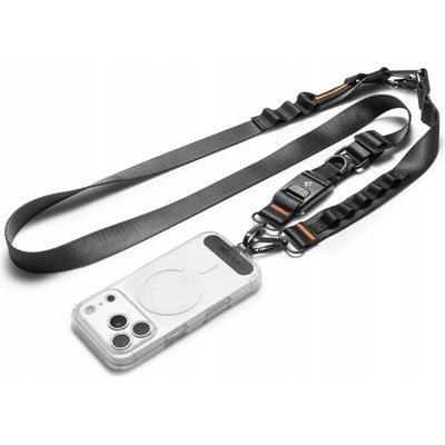 Snúrka na krk a puzdro telefónu na krk, rameno, zápästie, Spigen Tag Strap DA30M