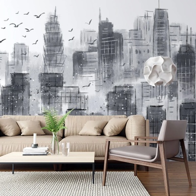 Art gift Фототапет Сив град