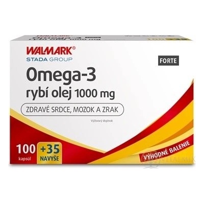 Walmark Omega-3 rybí olej FORTE 135 kapslí