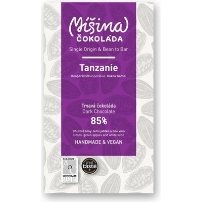 Míšina Tmavá 85% Tanzanie 50 g