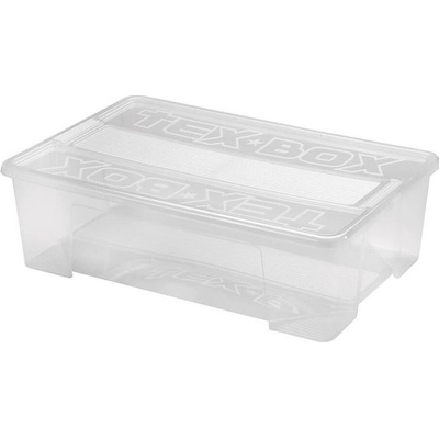 UTC Úložný box TEX BOX 28 l priehľadný UT0126