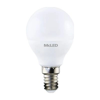 McLED LED žárovka E14 P45 4,8W 40W teplá bílá 2700K