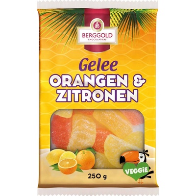 Berggold Želé Pomeranč & Citrón 250 g