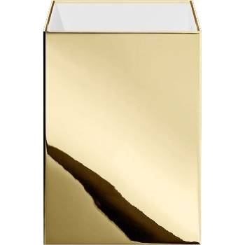 DECOR WALTHER Кошче за отпадъци в баня Corner 24 см злато (0614020)