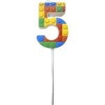 JUNIOR Свещ за торта JUNIOR Lego модел 5-p 10, 5 cm